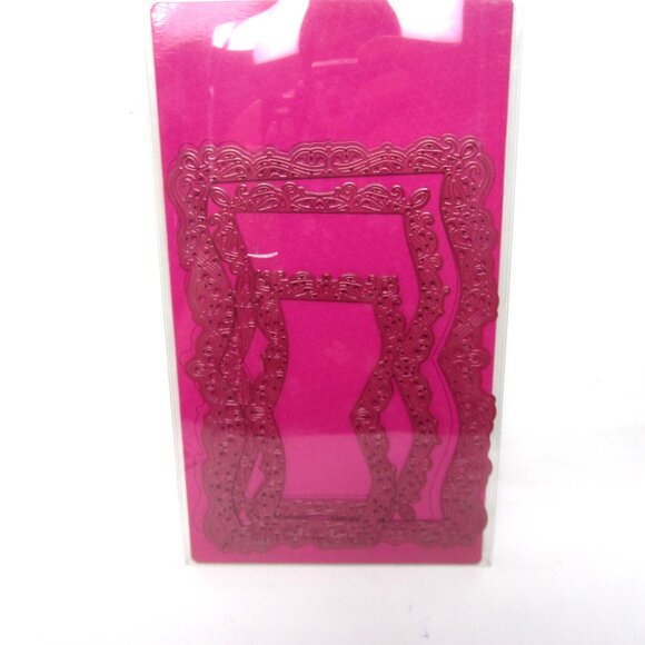 Heartfelt Creations Booklet Frames 3 Pcs HCD2-7261 Lace Lacy Victorian Craft Die - Picture 3 of 3